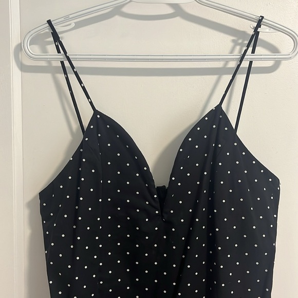 Black and white polka dot dress - Picture 2 of 5